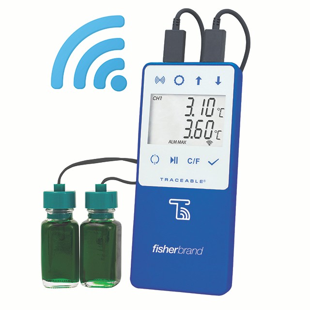 Fisherbrand™ TraceableLIVE™ Wi-Fi Datalogging Refrigerator/Freezer Thermometers